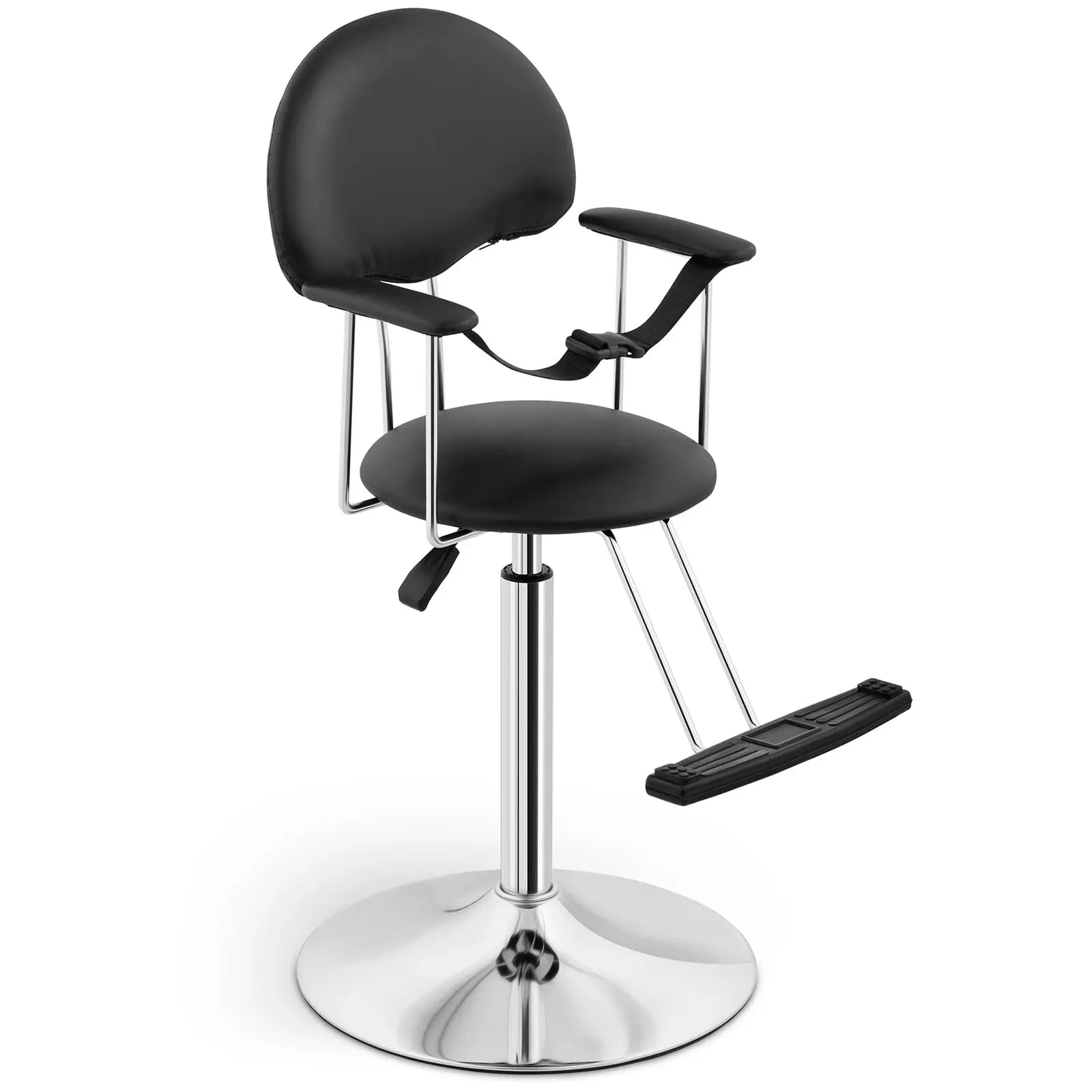 Otroški frizerski stol - 100 kg - črn