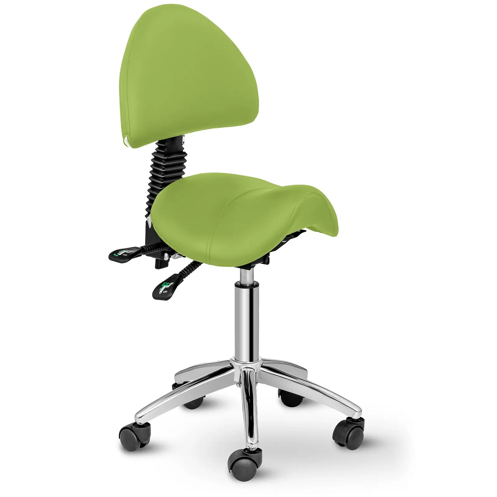 Sedežni stol z oporo za hrbet - 550-690 mm - 150 kg - Light green