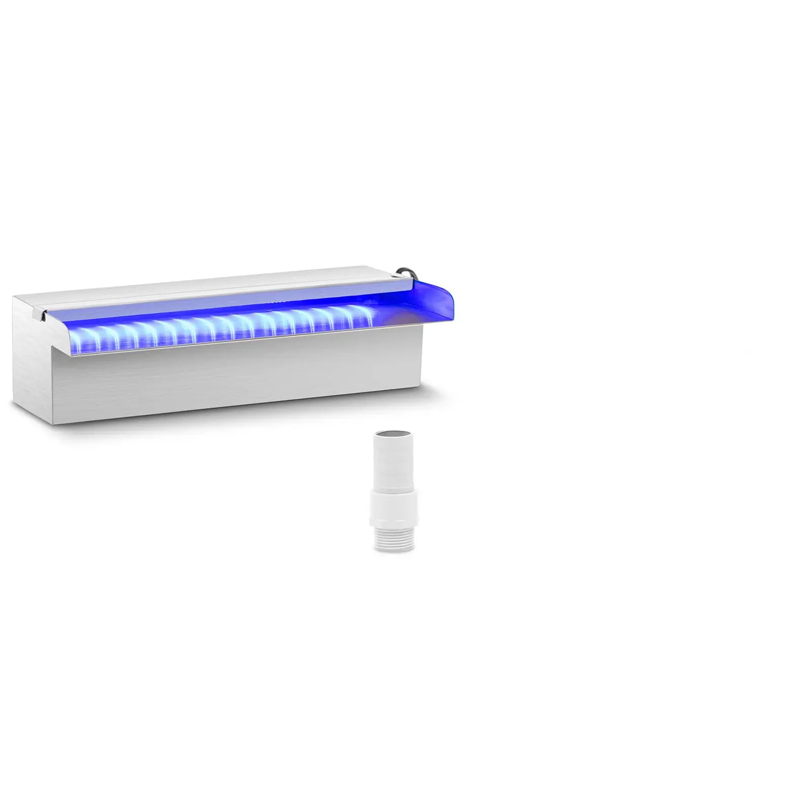 Prenapetostna prha - 30 cm - LED osvetlitev - modra / bela